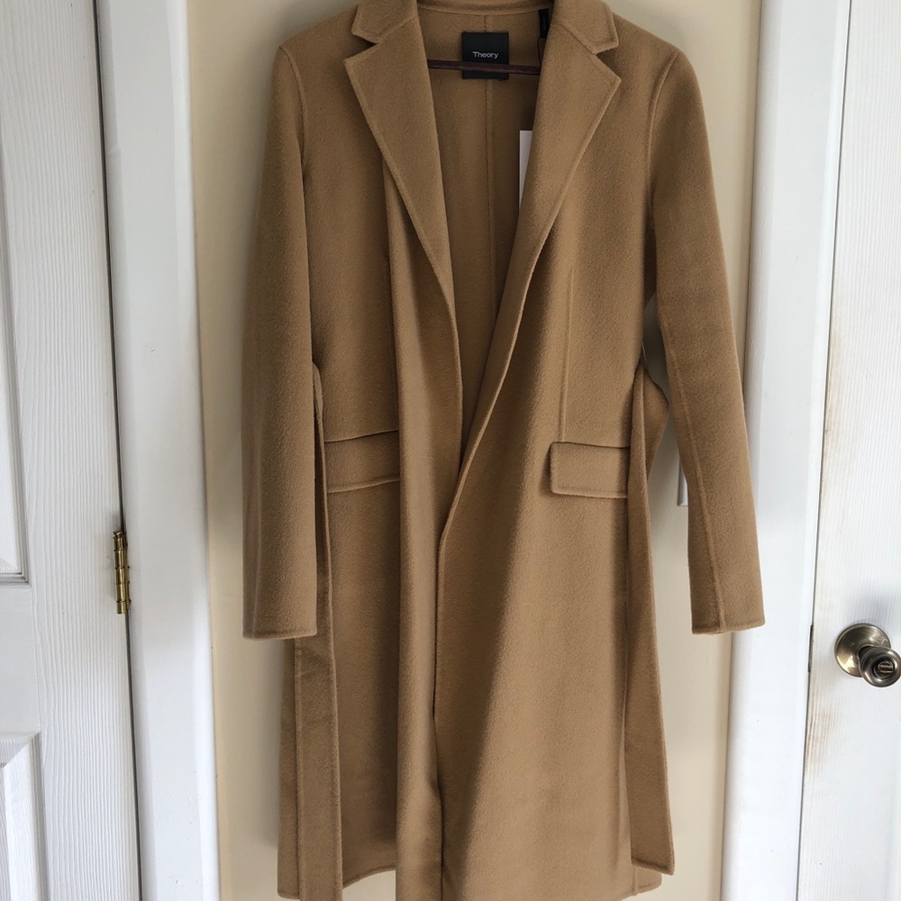 NEW Theory Camel Coat NWT!!!